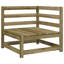 Senaida 140cm Wide Wood Patio Sofa