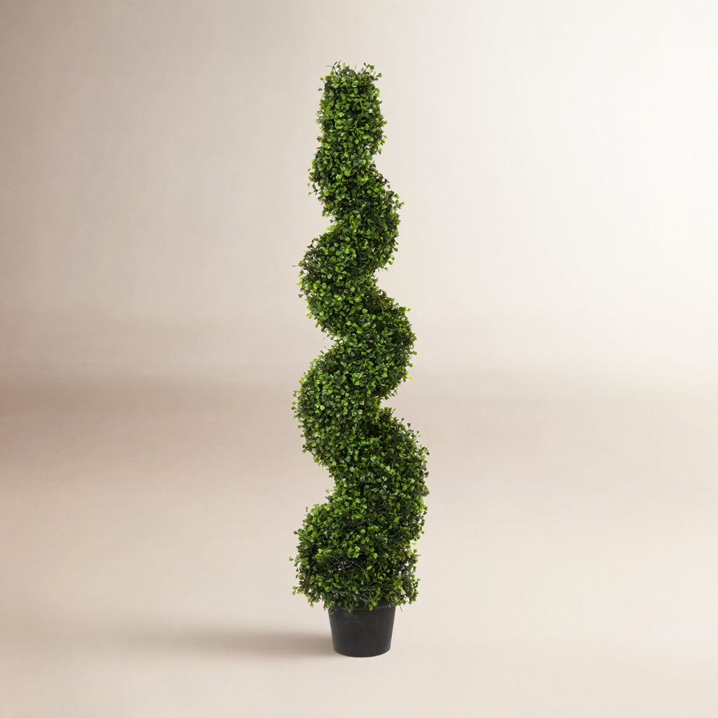 72" Boxwood Topiary in Pot, 48" H x 9" W x 9" D