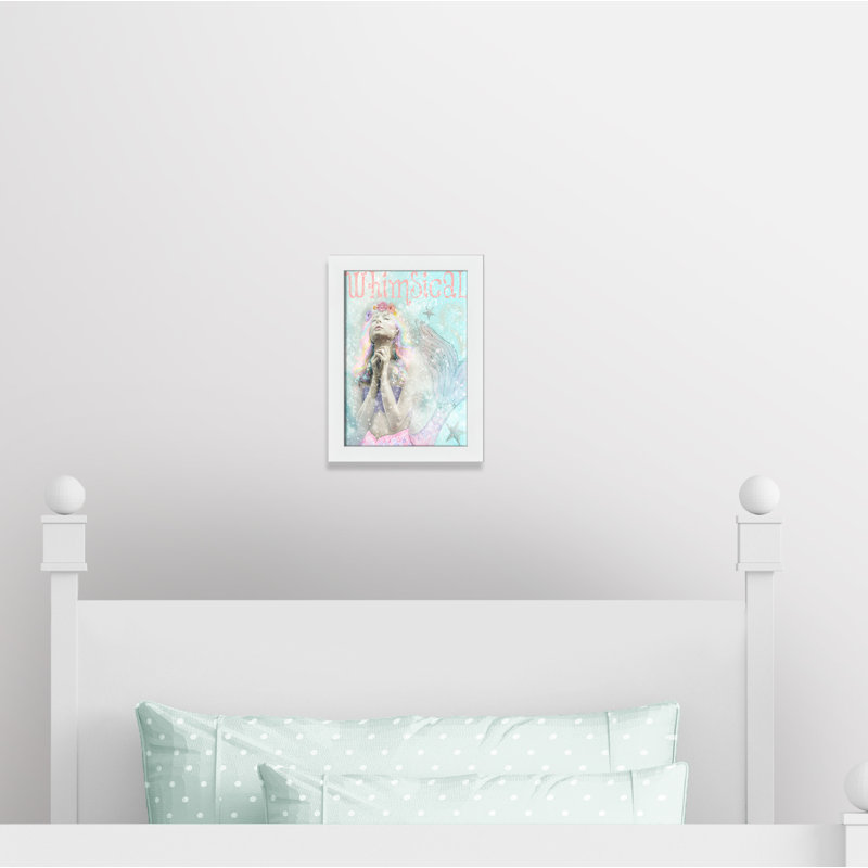 Impression sur papier sirène, H 16 po x l 12 po x P 0,625 po, Encadré plat blanc