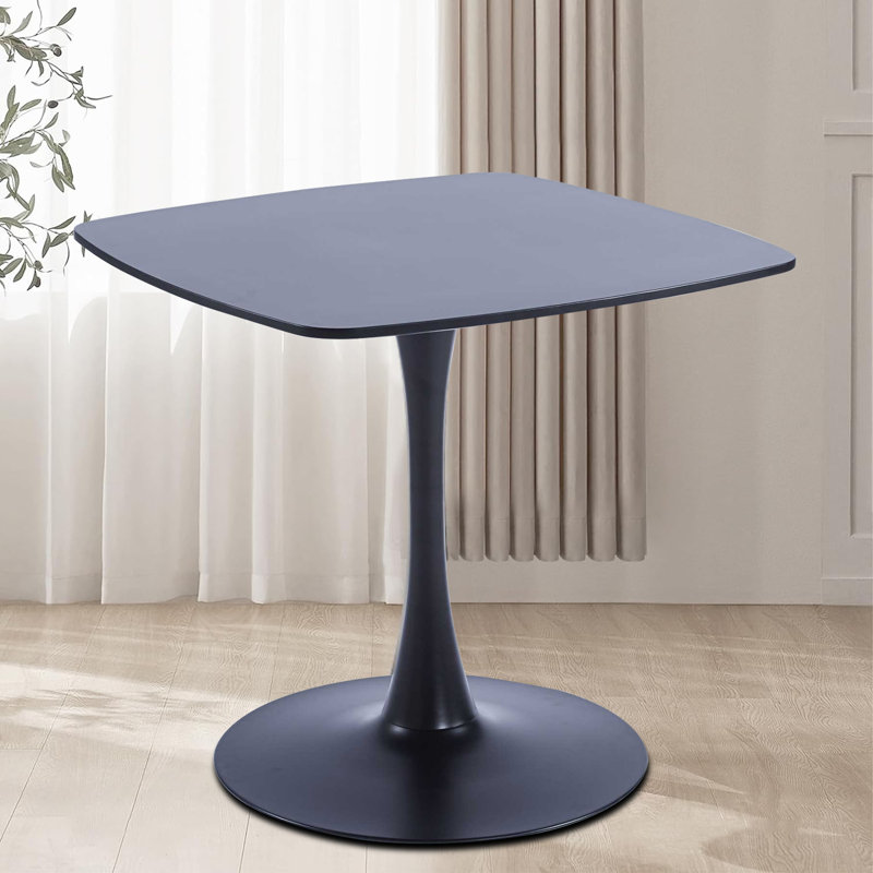 Table de salle à manger Princeton, Noir, L 31,52 po x L 31,52 po