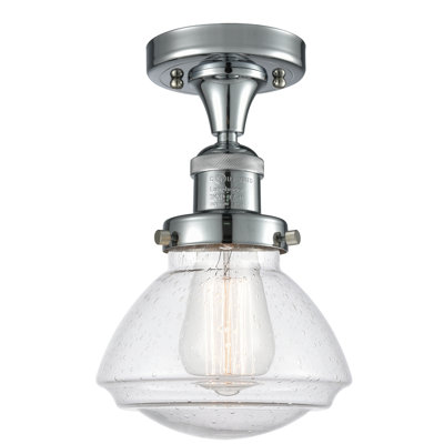 Chesterville Glass Semi Flush Mount