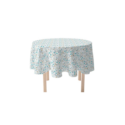 Round Cotton Twill Tablecloth