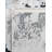 Bralin Abstract Machine Made Polyester Area Rug in Black/White/Grey-2047095049