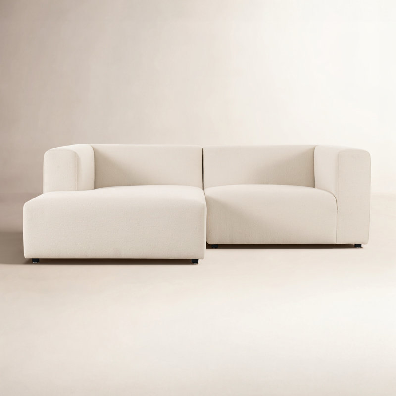 Lawndale 2PC Sectional LAFC-Fayette Cloud, Left Hand Facing, Fayette Cloud Polyester Blend