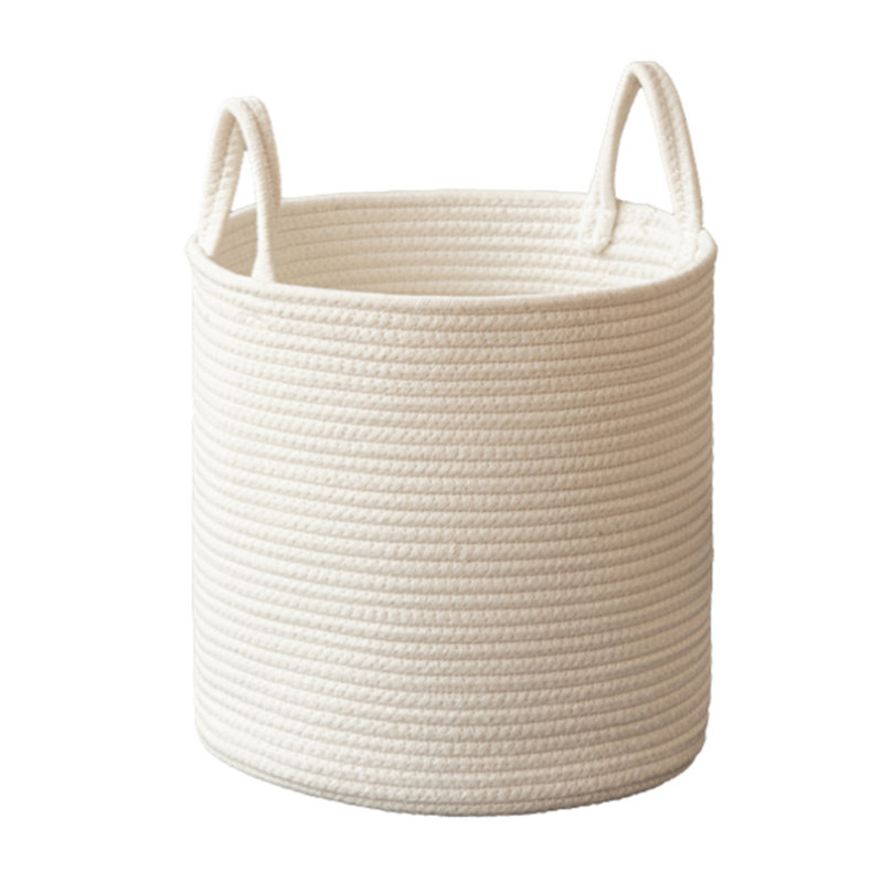 Panier à linge en tissu avec poignées