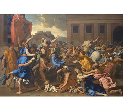 " Abduction Of The Sabine Women " by Nicolas Poussin