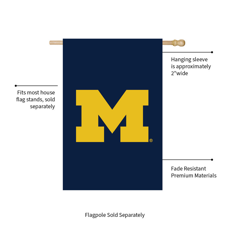 Applique du drapeau, Reg, Université du Michigan