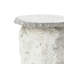 Table d'appoint d'extérieur 18,7 po aspect pierre avec base texturée