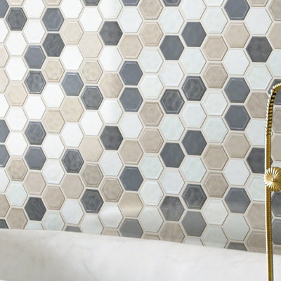 Carreau de mosaïque en céramique 1 "x 1" Victoria