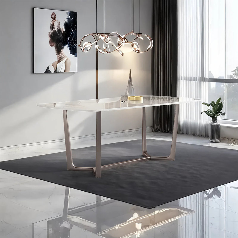 Table de salle à manger, H 29,52 po x L 78,74 po x l 35,43 po