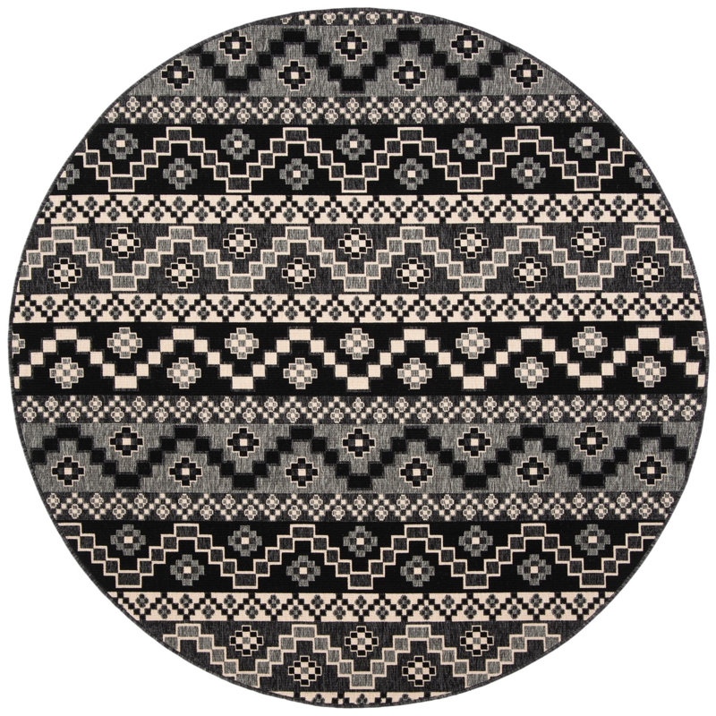 Tapis intérieur / extérieur Northpoint Veranda, Rond 5 pi 3 po