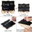 Lot de 20 mini panneaux noirs en bois Lotfancy, étiquettes de nourriture pour buffet de fête, noir