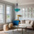 3-light Dimmable Tiffany Pendant