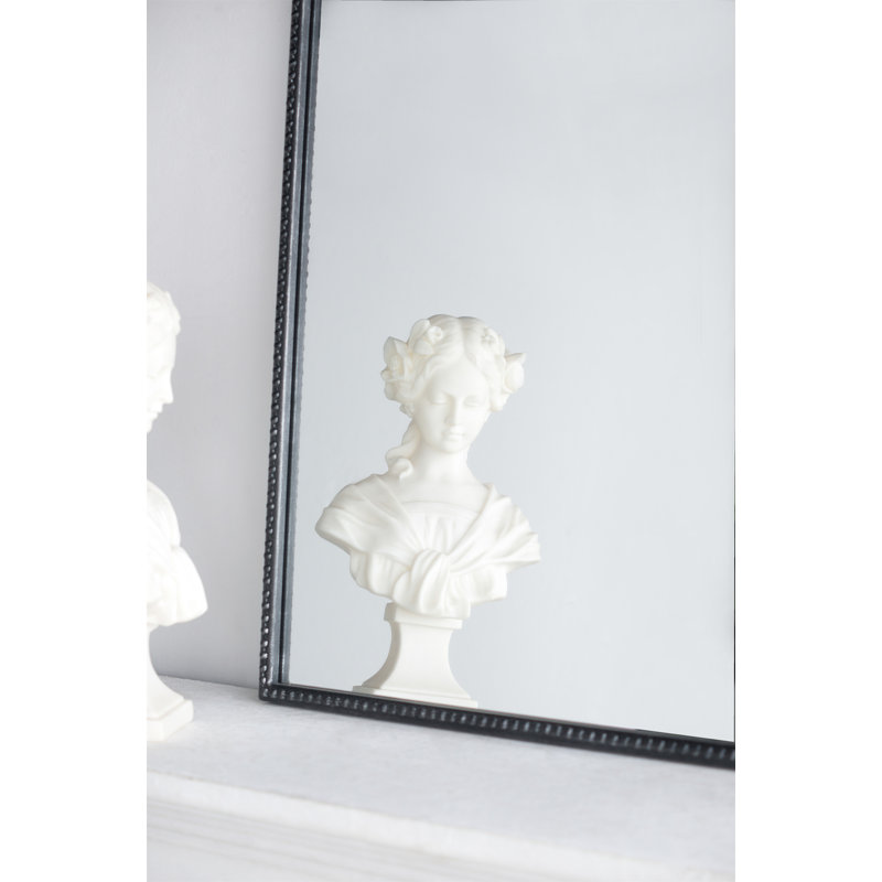 Miroir arqué 24 po, Noir, 36 po x 24 po