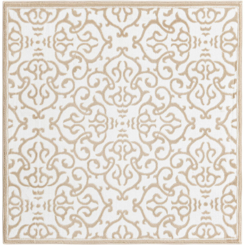 Whitting Oriental Indoor Rug, Square 4'