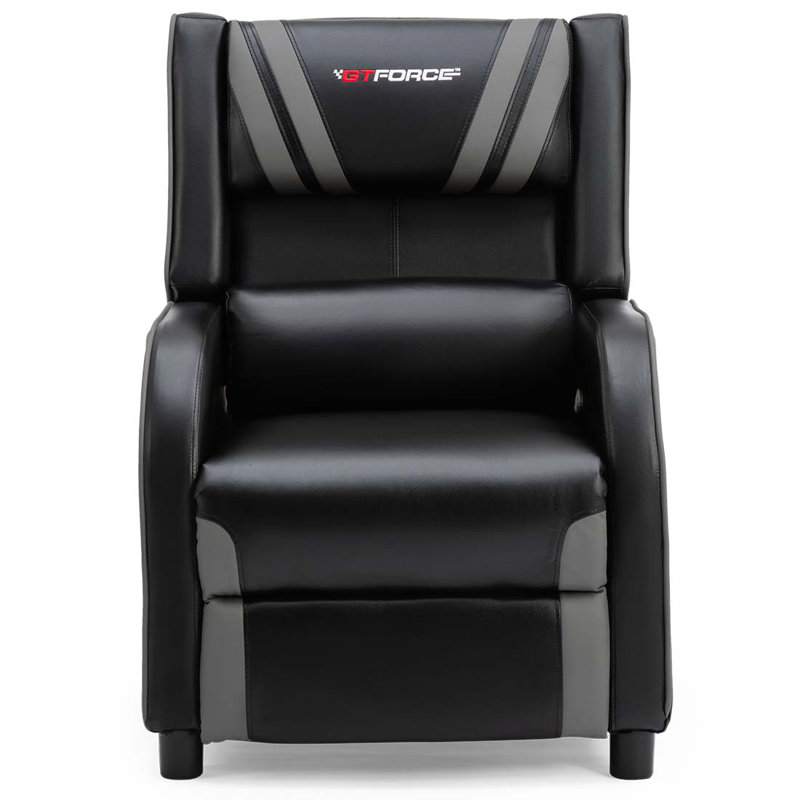 69cm Wide Faux Leather Standard Recliner, Blue