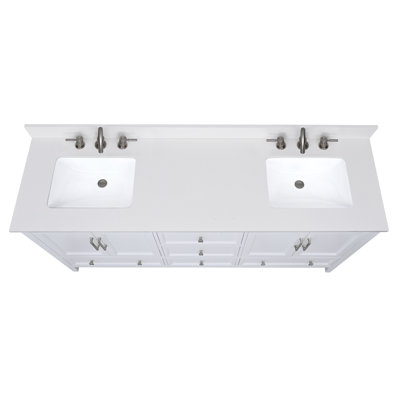 Lotte 73'' W Double Vanity Top