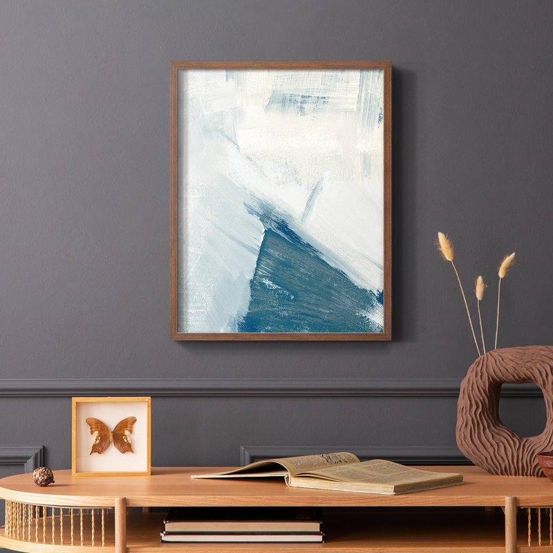 «Wind Blown I», reproduction encadrée - bois massif, H 28 po x l 22 po, Brun