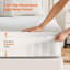 Protège-matelas chauffant, surmatelas électrique matelassé à poches profondes avec 10 réglages-118621556