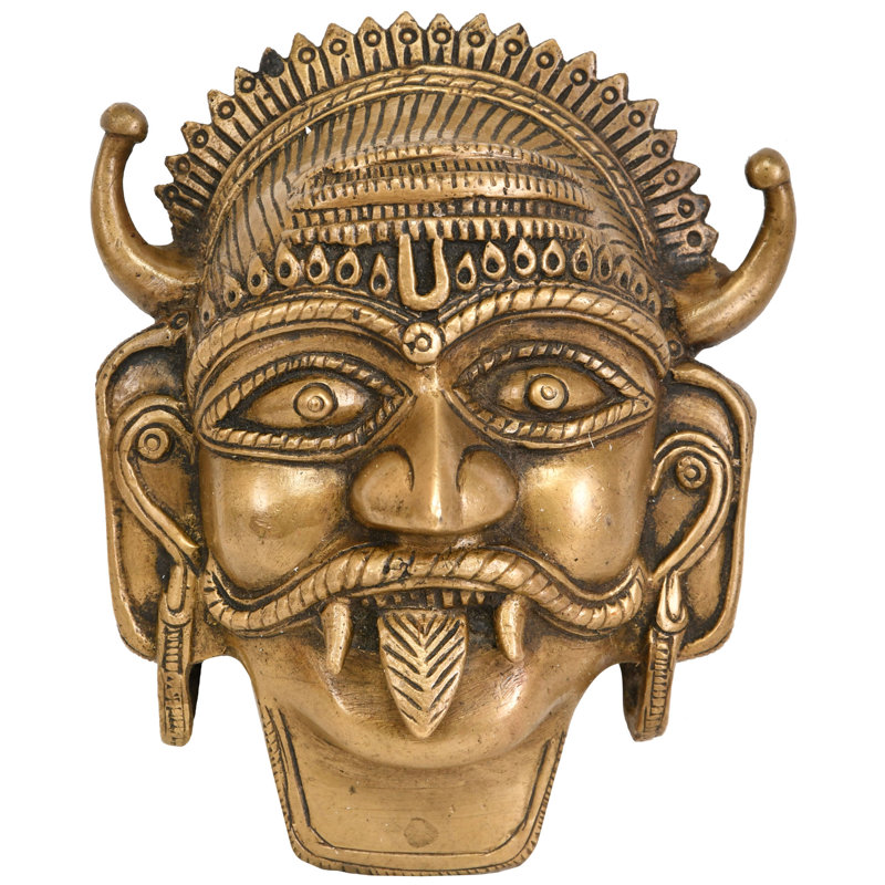 Décoration murale Bhairava, Or