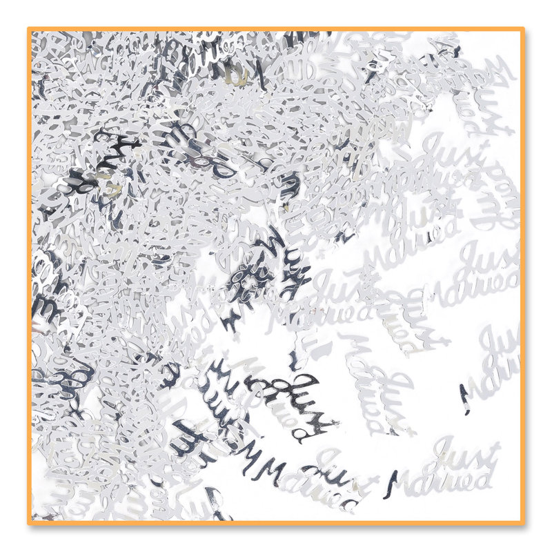 Confetti Just Married - paquet de 6