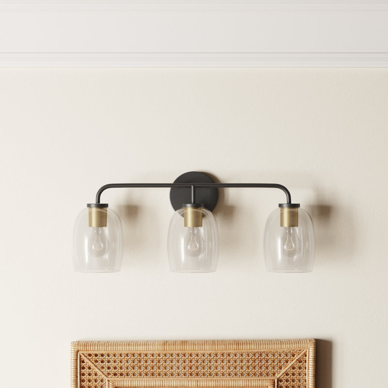 Attamore 3 - Light Dimmable Vanity Light, Black