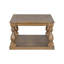 Vintage Coffee Table Featuring Artistic Vase Column Legs-448099757
