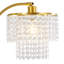 Lampe sur pied à branches en cristal 90 po Beckum-655623217