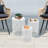 3PCS Metal Hollow-out End Table Set-561185226