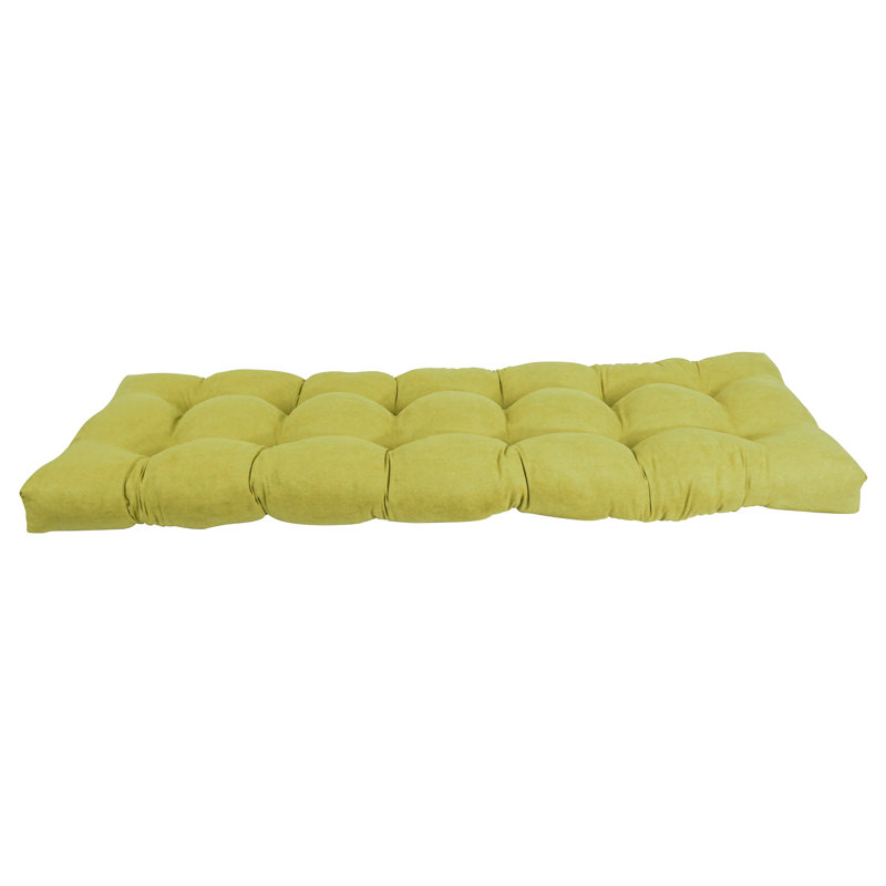 Coussin de siège en microsuède pour l'intérieur, Lime mojito, L 60 po x P 19 po