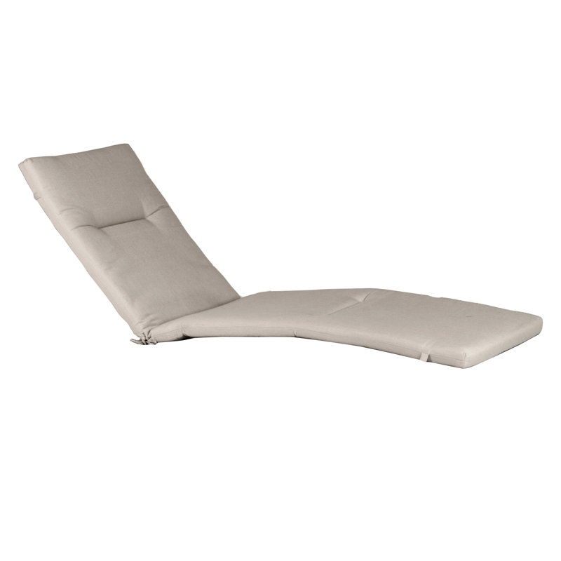 Sunbrella® Premium Outdoor Chaise Lounge Cushion, Spectrum Dove Sunbrella® Plainweave