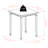 Sova Walnut Four Leg Dining Set