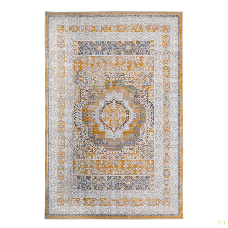 Collection 2X3 /Medallion Non-Shedding Living Room Bedroom Dining Home Office Stylish And Stain Resistant Area Rug