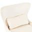 Fauteuil simple ovale pour animal de compagnie en velours blanc avec coussin confortable et inclinable ergonomique-1535723895