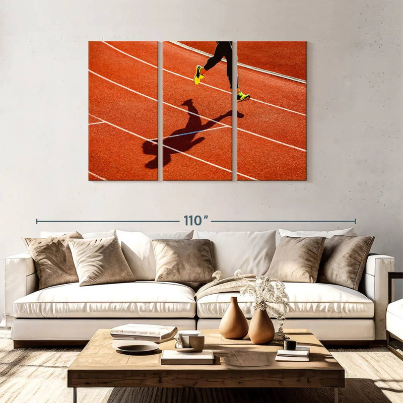 Levitating Runner, 48" H x 74" W