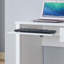 Bureau compact de 39 pouces pour étudiants et bureaux à domicile avec tiroir à clavier, tiroir fourre-tout et tablette haute pour un espace de travail efficace-217198464