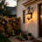 Solar Wall Lantern Outdoor, Clear Glass And Aluminum Lmb