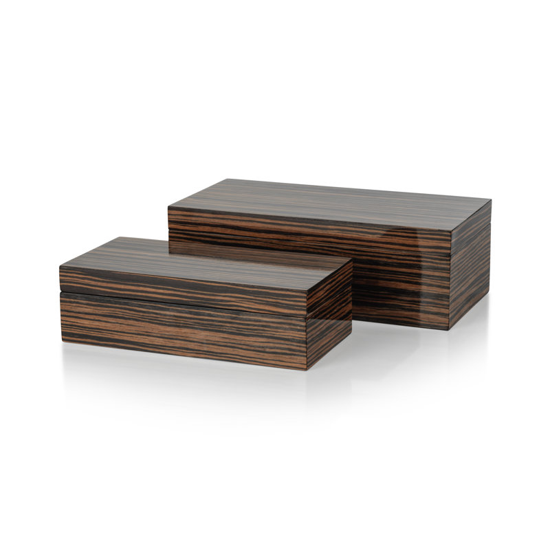 Boîte décorative Rickyah, H 4 po x l 12 po x P 6 po