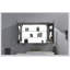 Armoire de rangement murale avec miroir, 6 tablettes ouvertes et rangement réglable, design moderne et durable