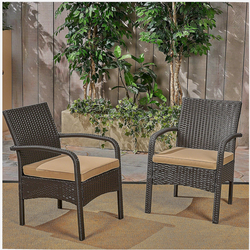 Fauteuil d'appoint artistique, Beige, Brun