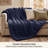 Hand-Knit Chenille Chunky Throw Blanket-105670878