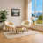 Cream Polyester Blend