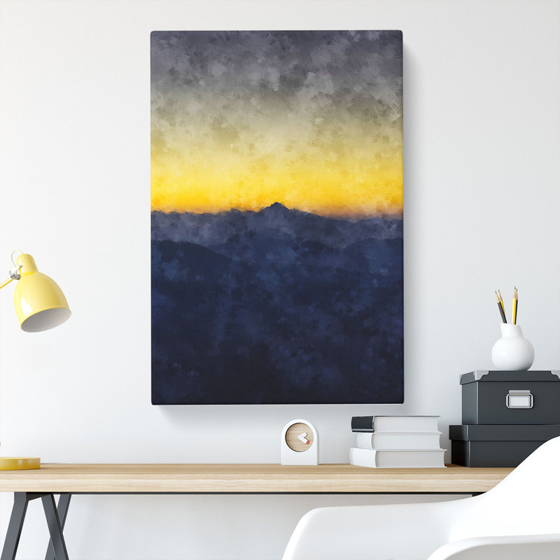 Mountain Sunrise In Italy - Wrapped Canvas, 91cm H x 60cm W x 3cm D