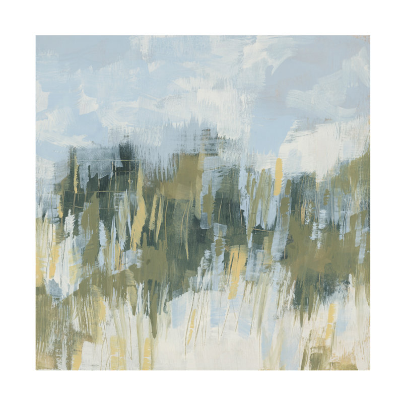 «Grassy Dunes I» sur toile, H 18 po x l 18 po