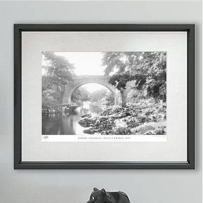 Kirkby Lonsdale, Devil's Bridge 1899 by Francis Frith - Single Picture Frame Print