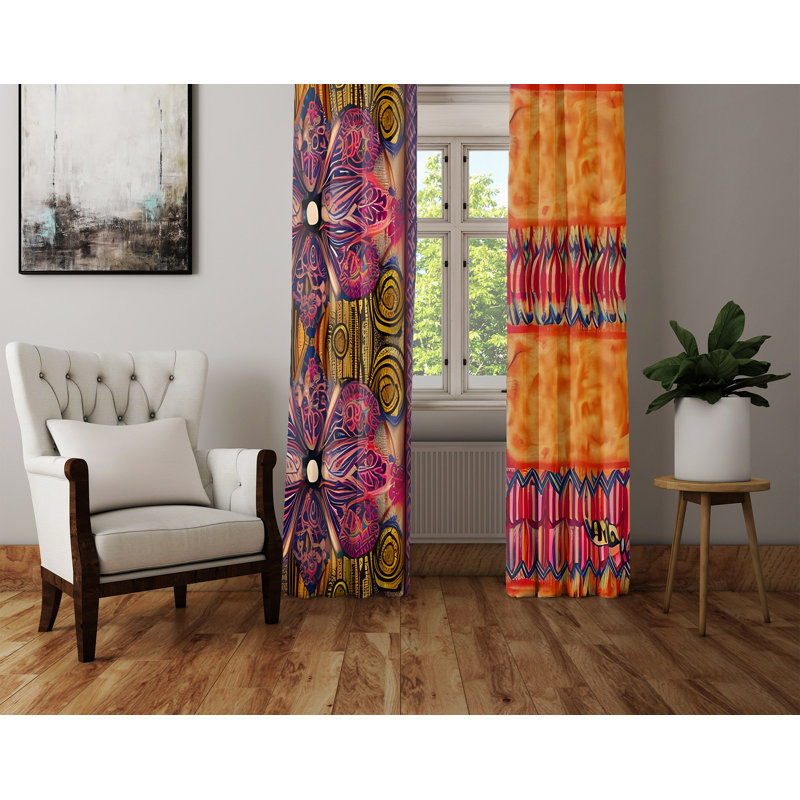 Rideau en polyester Gonen, L 40 po x L 82 po