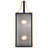 Holden - Large Outdoor Lantern - Gold And Black Finish - Clear Glass-775615216