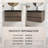Chestervines 30'' Single Bathroom Vanity with Solid Surface Top
