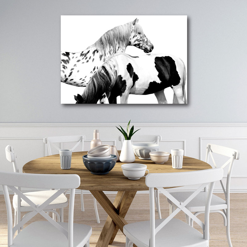 «Sp Spot and Pinto», impression sur toile tendue