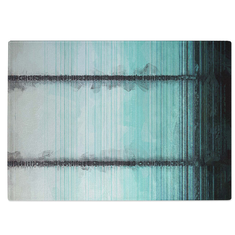 Tempered Glass Constantly Chopping Board, 39 cm W x 28.5 cm L